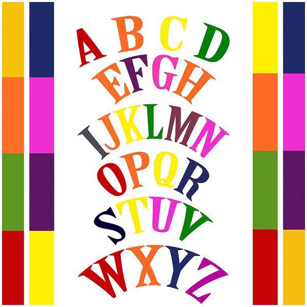Homawoo, Richard 아티스트의 Rainbow Alphabet-2작품입니다.