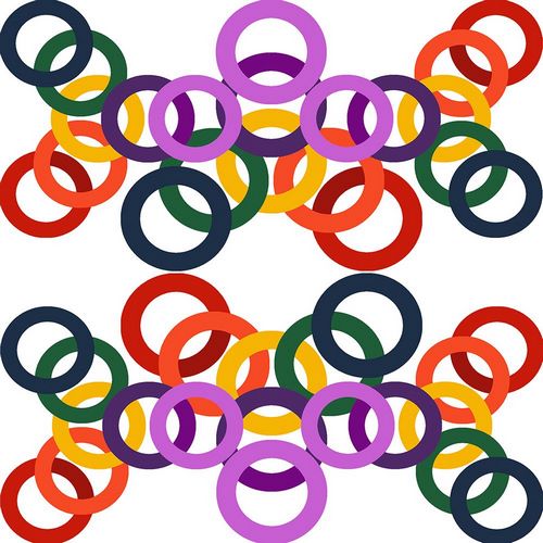 Homawoo, Richard 아티스트의 Rainbow Circles-12작품입니다.