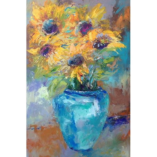 Wallich, Richard 아티스트의 Sunflowers With Light Blue작품입니다.