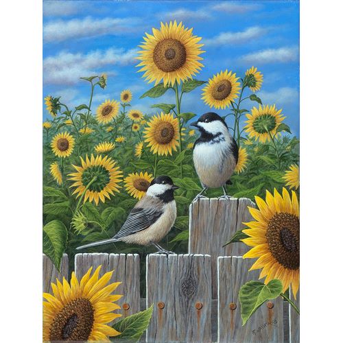Wavra, Robert 아티스트의 Chickadees And Sunflowers작품입니다.