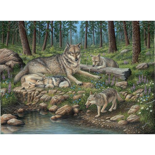 Wavra, Robert 아티스트의 Grey Wolf Mother And Pups작품입니다.