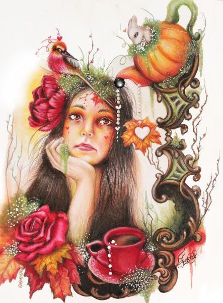 Sheena Pike Art 아티스트의 Autumn Tea - Tea Series작품입니다.