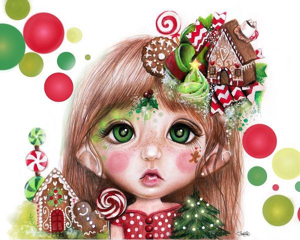Sheena Pike Art 아티스트의 Ginger (Christmas) - MunchkinZ Elf작품입니다.