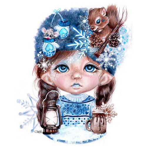 Sheena Pike Art 아티스트의 Snowy Saraphina -  Winter MunchkinZ Elf작품입니다.