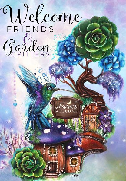 Sheena Pike Art 아티스트의 Fairies Welcome - Garden Whimsiez작품입니다.