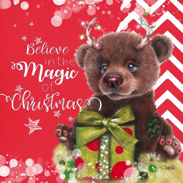 Sheena Pike Art 아티스트의 Believe in the Magic of Christmas - Bruno Bear작품입니다.