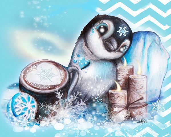 Sheena Pike Art 아티스트의 Winter Penguin - with background작품입니다.