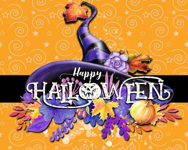 Sheena Pike Art 아티스트의 Happy Halloween Sign - Witch Hat작품입니다.