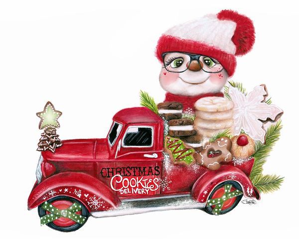 Sheena Pike Art 아티스트의 Cookie Delivery Snowman작품입니다.