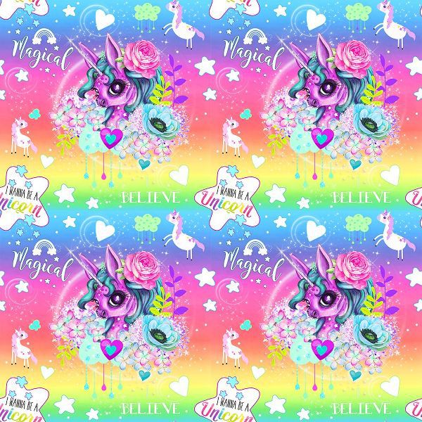Sheena Pike Art 아티스트의 Unicorn Rainbow Ombre Pattern작품입니다.