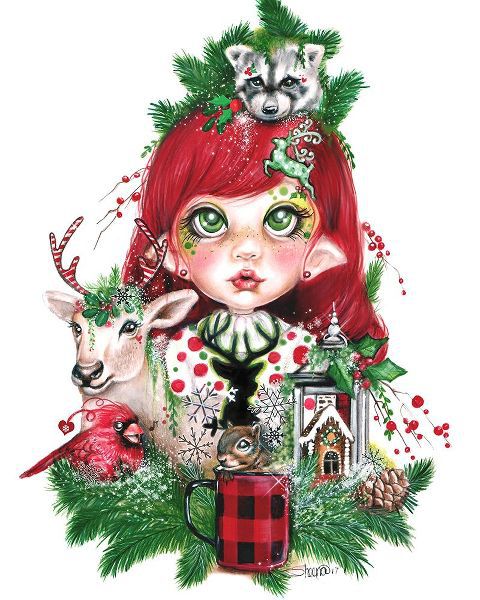 Sheena Pike Art 아티스트의 Cozy Christmas Claire - MunchkinZ Elf작품입니다.
