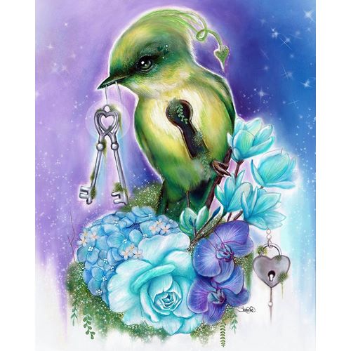 Sheena Pike Art 아티스트의 You Hold the Key Love Birds Collection작품입니다.