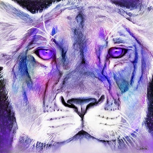 Sheena Pike Art 아티스트의 Purple Majestic Lion작품입니다.