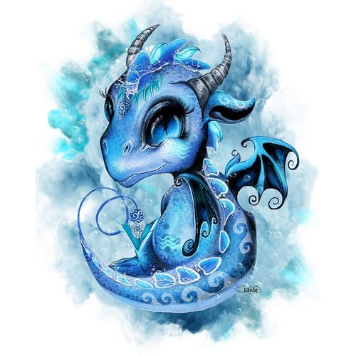 Sheena Pike Art 아티스트의 Lil DragonZ Element Series Water작품입니다.