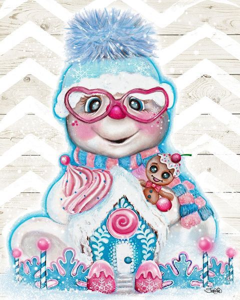 Sheena Pike Art 아티스트의 Snowflakes N Sweets Snowman작품입니다.