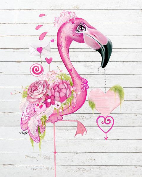 Sheena Pike Art 아티스트의 Flamingo Valentine작품입니다.