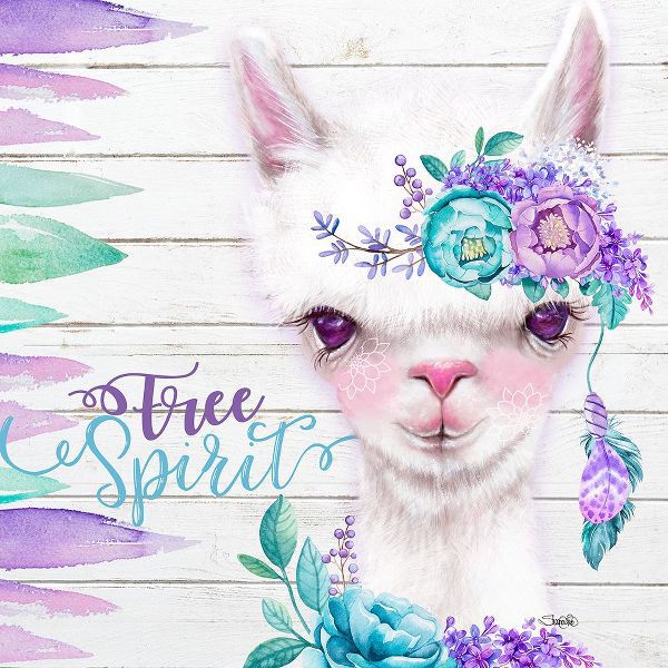 Sheena Pike Art 아티스트의 Boho Llama Free Spirit작품입니다.