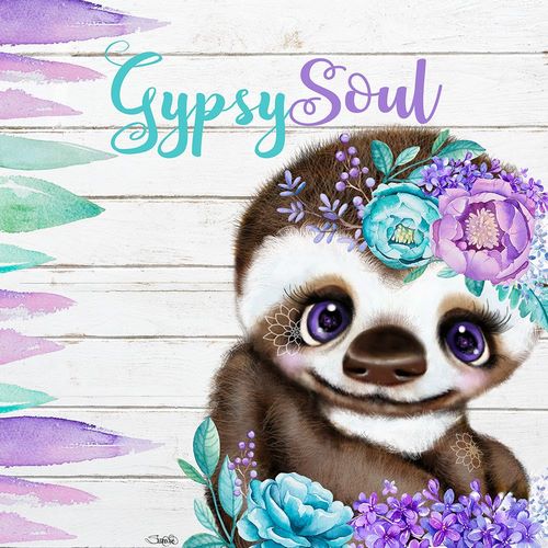 Sheena Pike Art 아티스트의 Boho Sloth Gypsy Soul작품입니다.