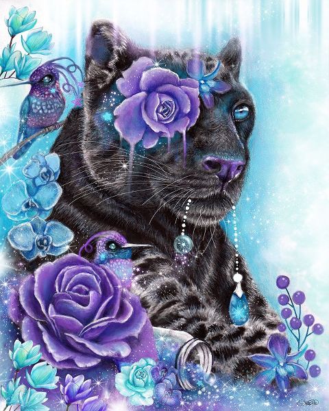 Sheena Pike Art 아티스트의 Sapphire Galaxy Jaguar작품입니다.