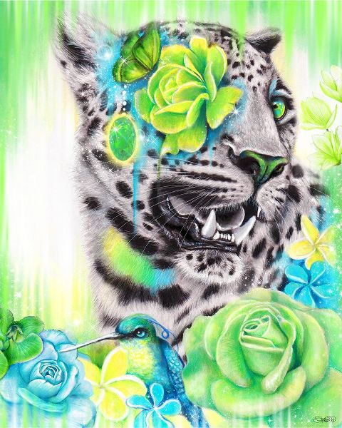 Sheena Pike Art 아티스트의 AquaLime Leopard작품입니다.