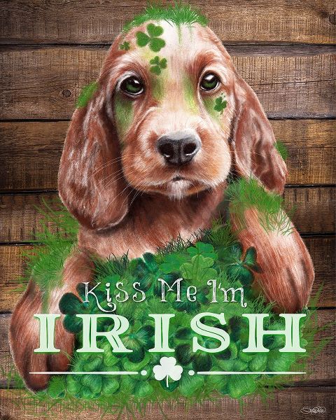 Sheena Pike Art 아티스트의 Kiss me Im Irish Puppy작품입니다.