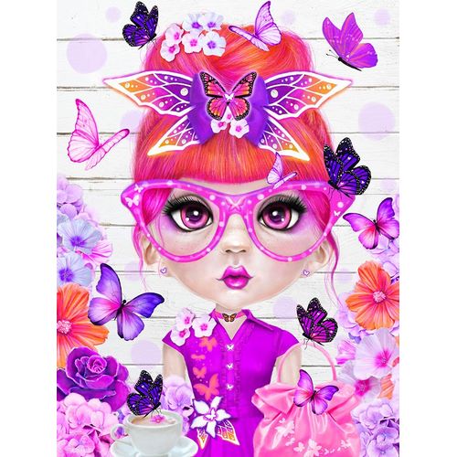 Sheena Pike Art 아티스트의 Butterfly Collector Brielle - Munchkinz작품입니다.