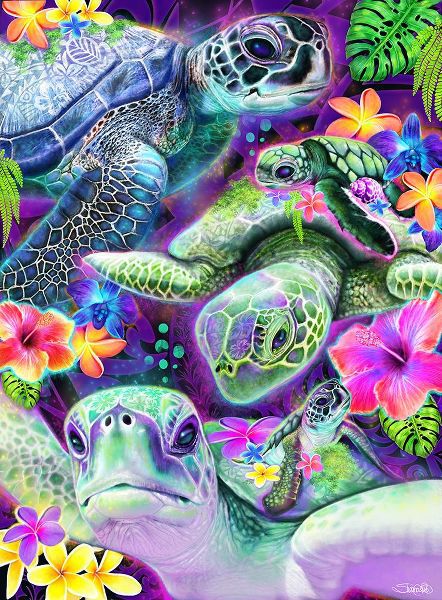 Sheena Pike Art 아티스트의 Day Dream Sea Turtles작품입니다.