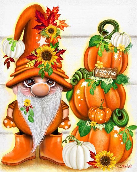 Sheena Pike Art 아티스트의 Pumpkins for Sale Lil Gnomez작품입니다.