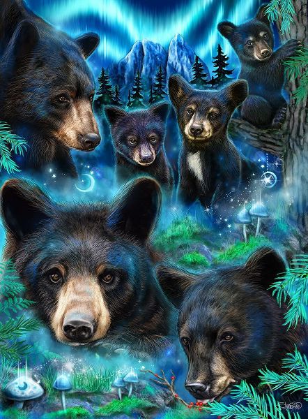 Sheena Pike Art 아티스트의 Daydream Moonlit Black Bears작품입니다.