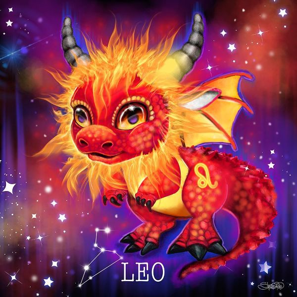 Sheena Pike Art 아티스트의 Zodiac Lil Dragonz Leo작품입니다.