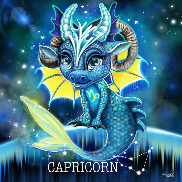 Sheena Pike Art 아티스트의 Zodiac Lil Dragonz - Capricorn작품입니다.