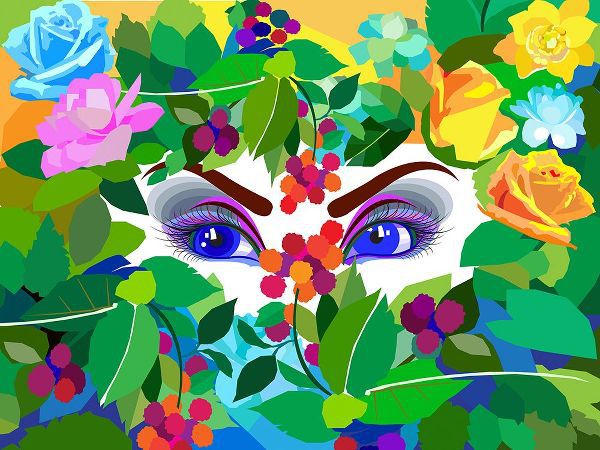 Pansanit, Surapol 아티스트의 My Flowers - Eyes작품입니다.