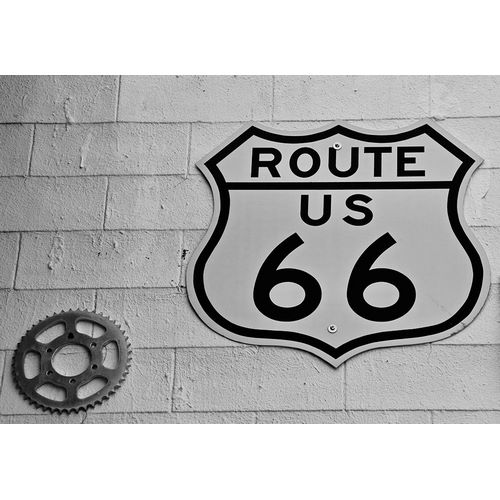 Susan Vizvary Photography 아티스트의 Route66 White Wall Sign작품입니다.