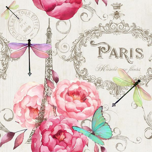 Lavoie, Tina 아티스트의 Paris Flower Market Pattern작품입니다.