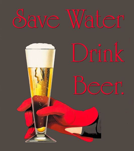 Lavoie, Tina 아티스트의 Save Water Drink Beer작품입니다.