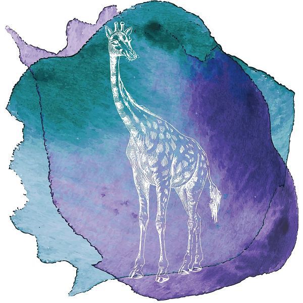 Lavoie, Tina 아티스트의 Color Spot Safari Animals Giraffe작품입니다.