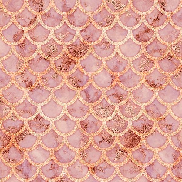 Lavoie, Tina 아티스트의 Pink Gold Marble Mermaid Scales작품입니다.