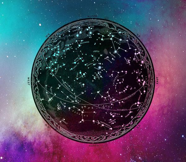 Lavoie, Tina 아티스트의 Nebula Sky Map horiz작품입니다.