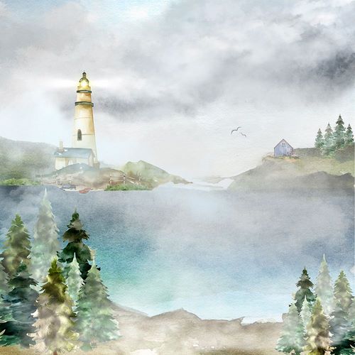 Mitchell, Tina 아티스트의 Lighthouse in the Pines작품입니다.