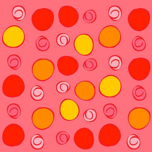 Wade, Valarie 아티스트의 Pink and Orange Circles작품입니다.