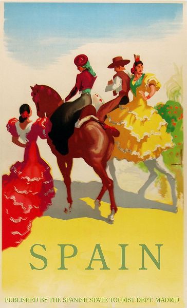 Vintage Apple Collection 아티스트의 Spain Horses작품입니다.