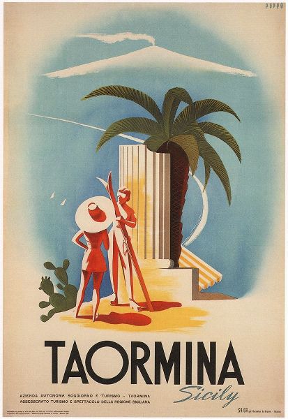 Vintage Apple Collection 아티스트의 Taormina-Sicily작품입니다.