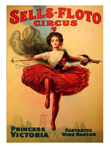 Vintage Apple Collection 아티스트의 Sells-Floto Circus작품입니다.