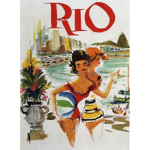 Vintage Apple Collection 아티스트의 Rio Travel Poster작품입니다.