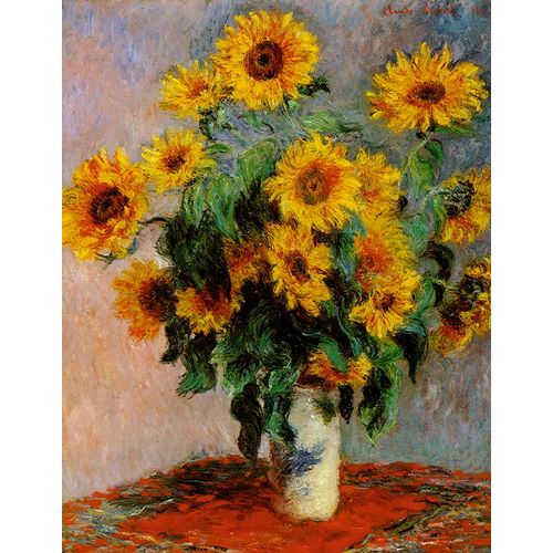Vintage Apple Collection 아티스트의 Monet-Bouquet of Sunflowers작품입니다.