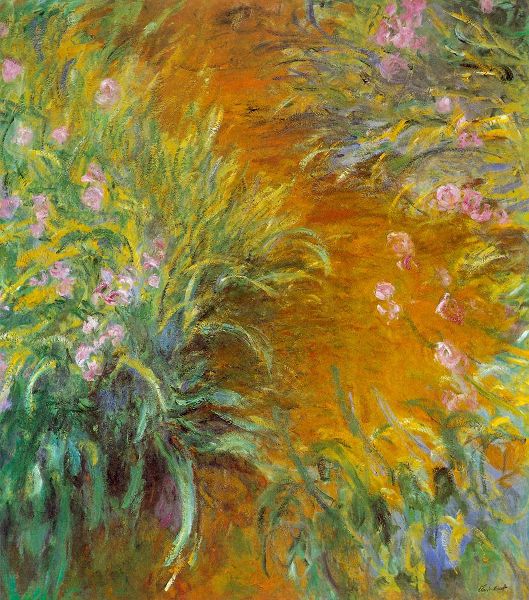 Vintage Apple Collection 아티스트의 Monet-The Path through the Irises작품입니다.