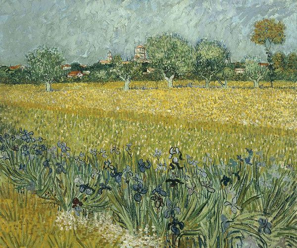 Vintage Apple Collection 아티스트의 Van Gogh-View of Arles with Irises작품입니다.