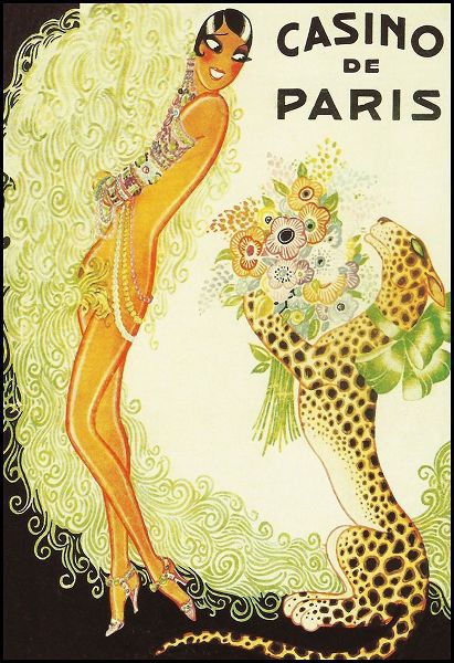 Vintage Apple Collection 아티스트의 Casino de Paris-Leopard작품입니다.
