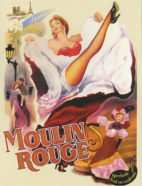 Vintage Apple Collection 아티스트의 Moulin Rouge Paris작품입니다.