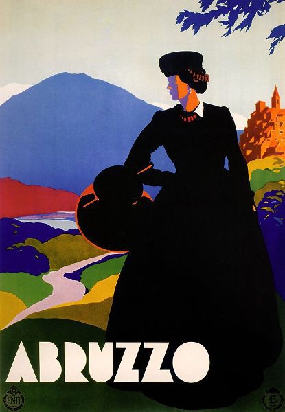 Vintage Apple Collection 아티스트의 Abruzzo-Blackdress작품입니다.